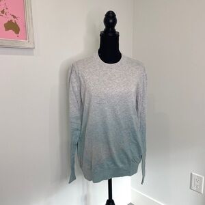 Mills Supply Long Sleeve Crew Ombré Sweater